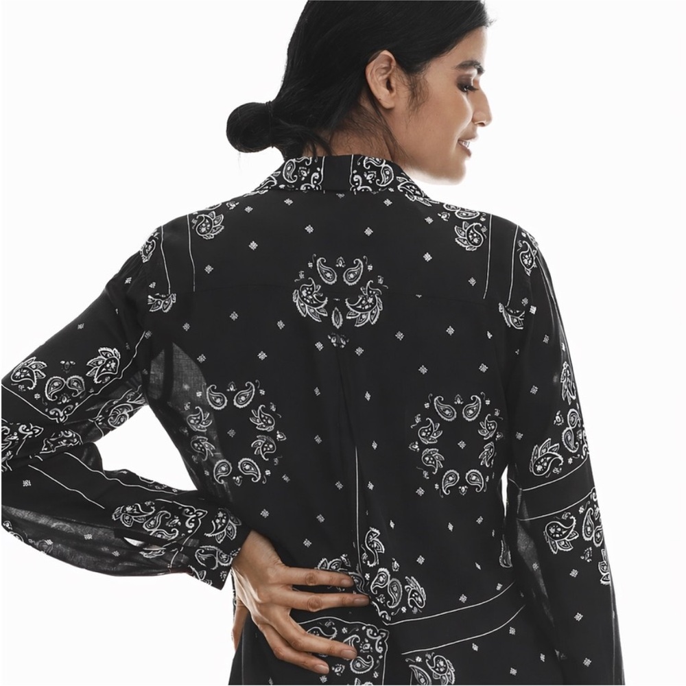 NWOT Cloth & Stone Buttondown Shirt in Bandana Print